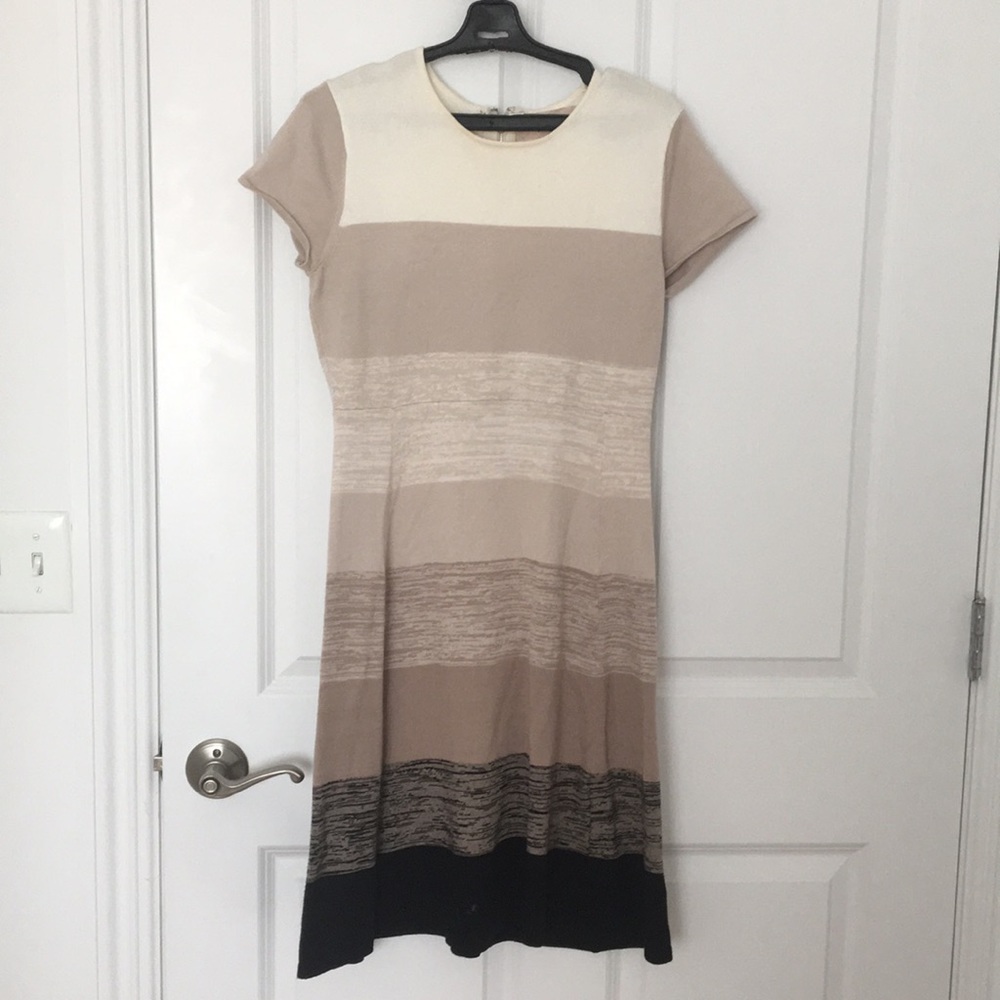 Philosophy knit dress with spacedye.